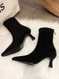 Schwarzes Wildleder