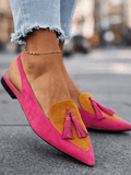 Pink und Senfgelb