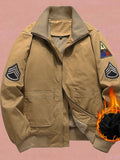 Khaki gefüttert