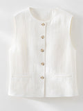 Weißes Gilet