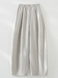 Leinenfarbene Hose
