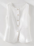 Weißes Gilet
