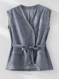 Blaues Gilet