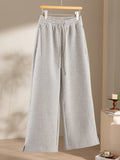 Mittelgraue Leinenhose