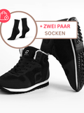 SCHWARZ + ZWEI PAARE SOCKEN