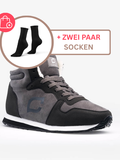 GRAU + ZWEI PAARE SOCKEN