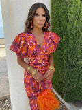 Orange/Lila