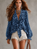 Leopard Blau