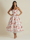 Weiß / Floral